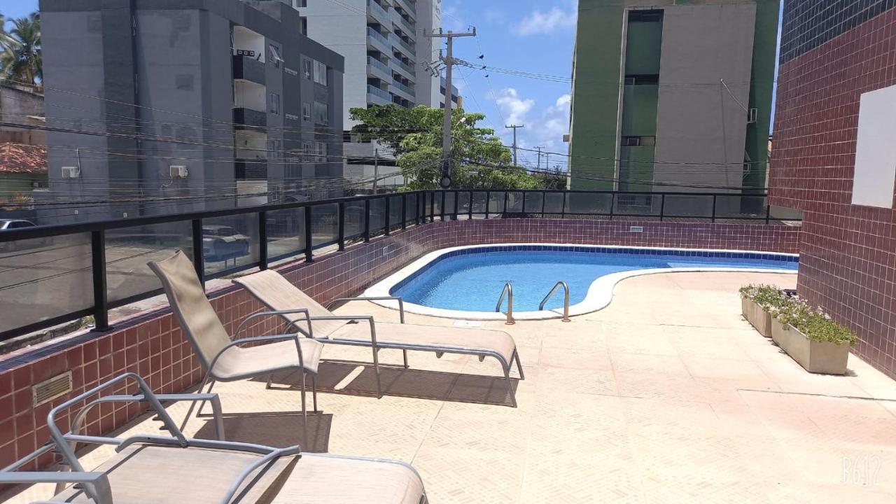 Ferienwohnung Apartamento A Beira-Mar Com Piscina Maceió Exterior foto